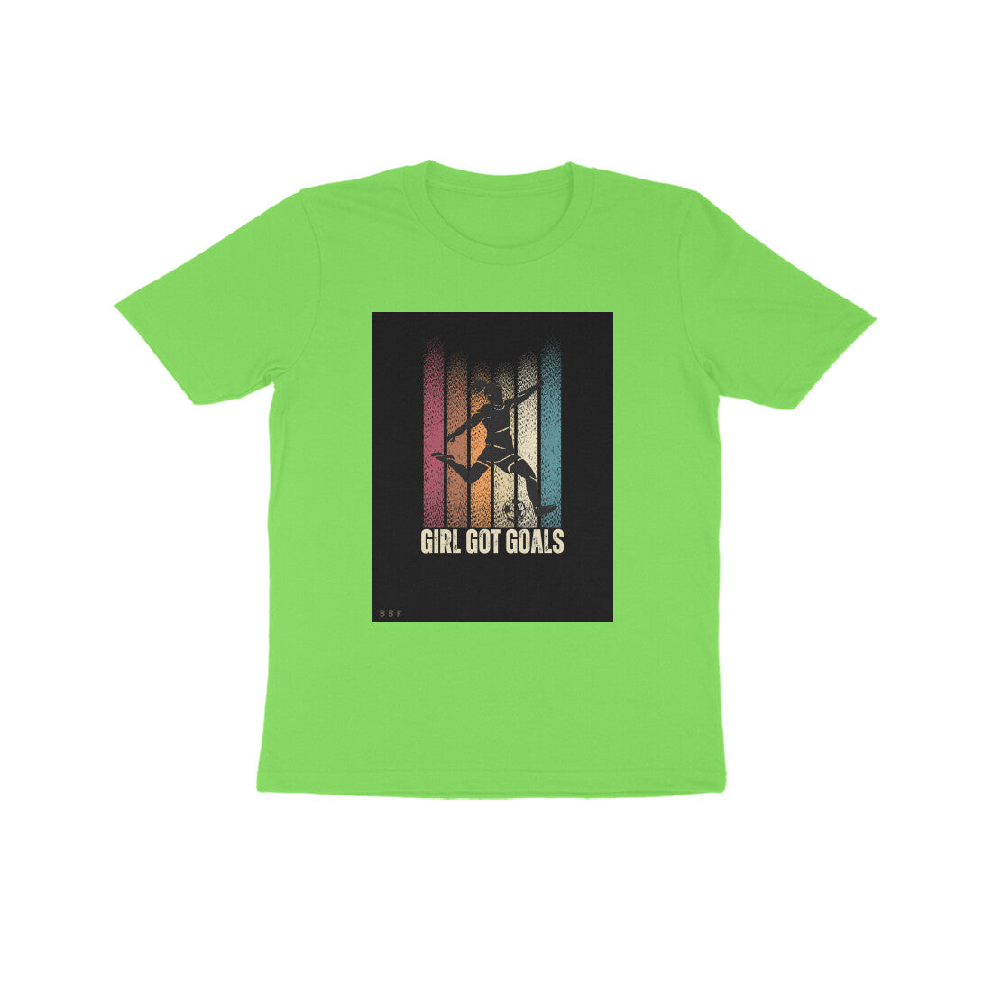 Goals- Kids round neck short sleeves cotton T-shirt (7-14 years)