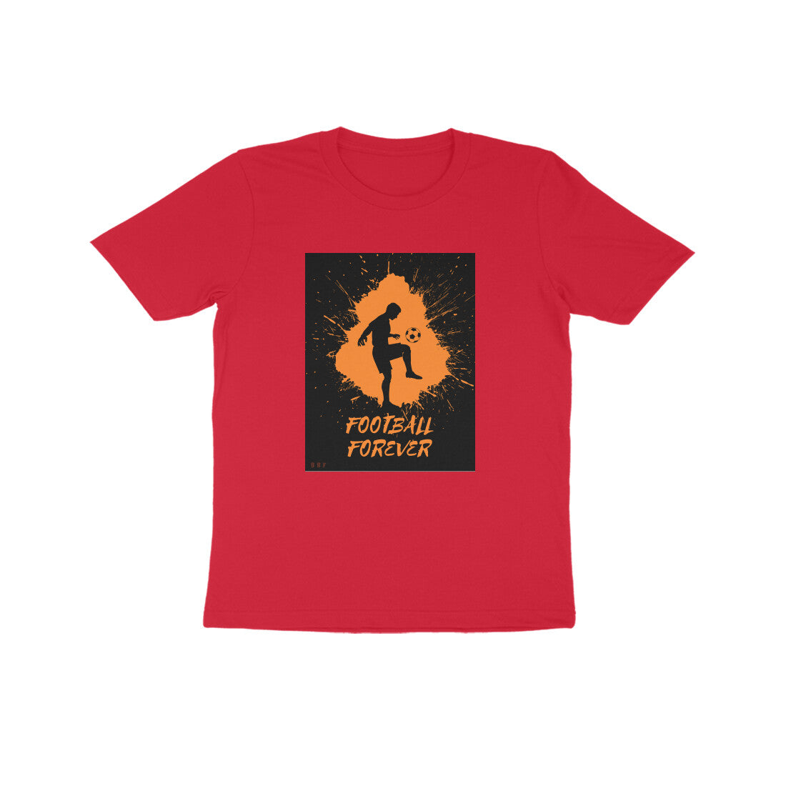 Football Forever- Kids round neck short sleeves cotton T-shirt (7-14 years)