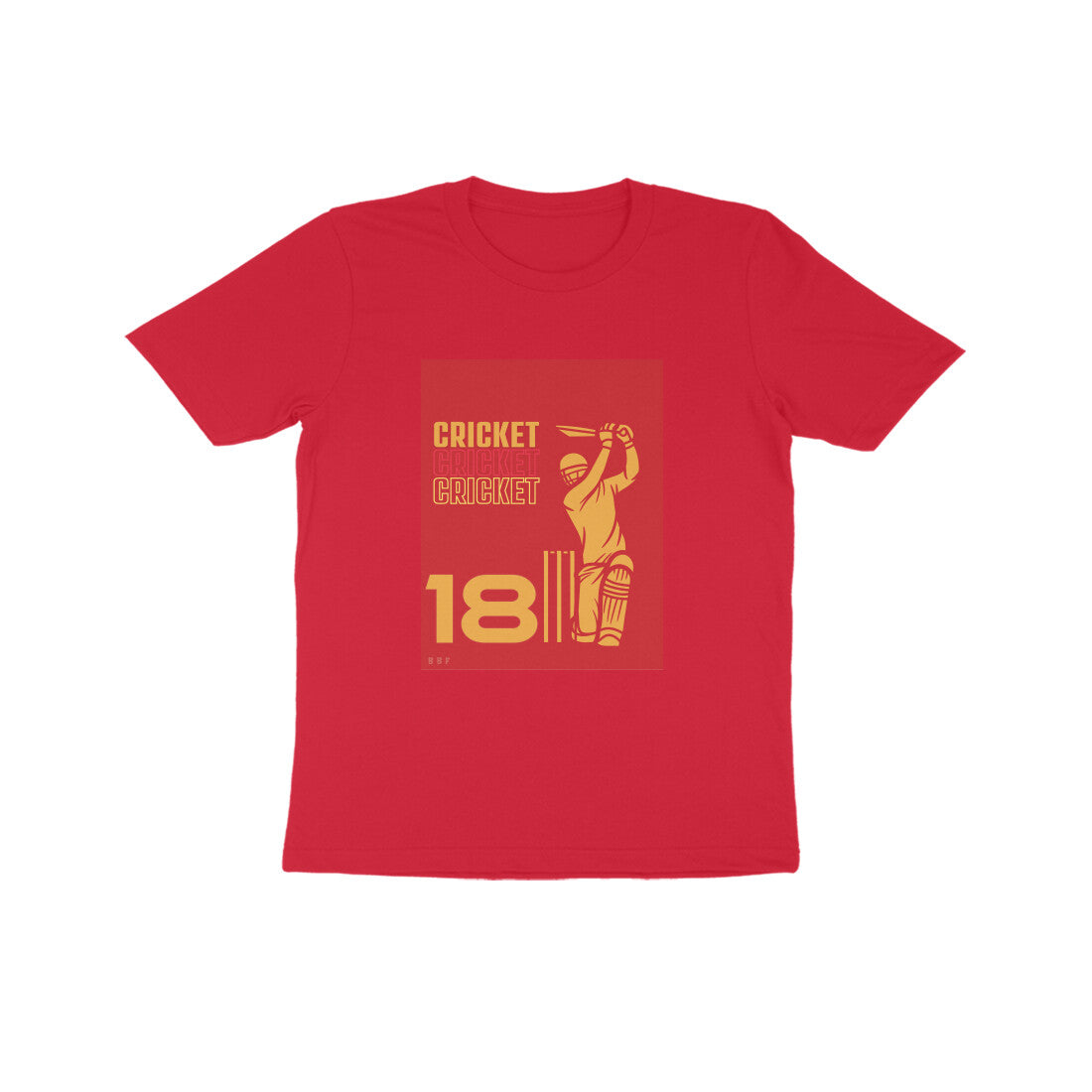 Cricket 18- Kids round neck short sleeves cotton T-shirt (7-14 years)