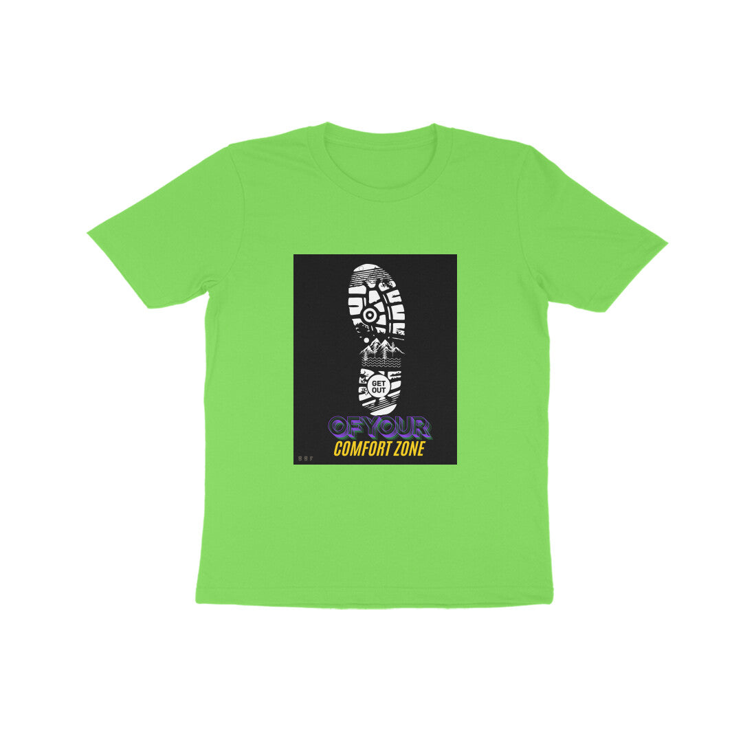 Step Out- Kids round neck short sleeves cotton T-shirt (7-14 years)