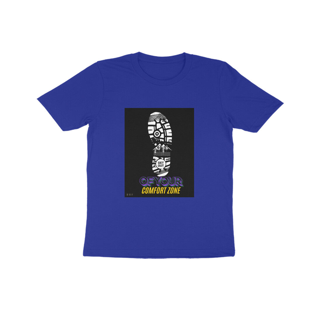 Step Out- Kids round neck short sleeves cotton T-shirt (7-14 years)