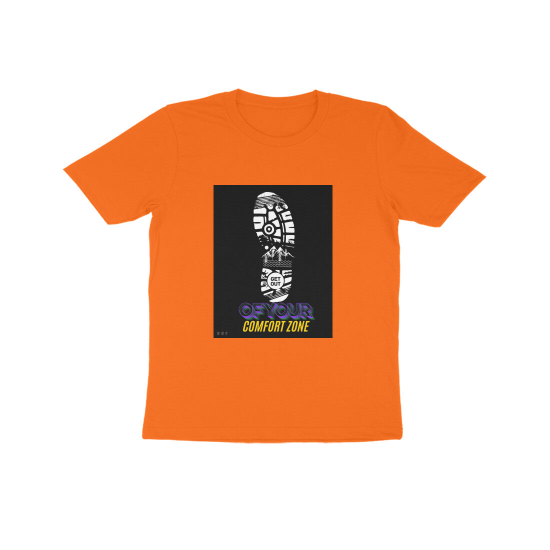 Step Out- Kids round neck short sleeves cotton T-shirt (7-14 years)