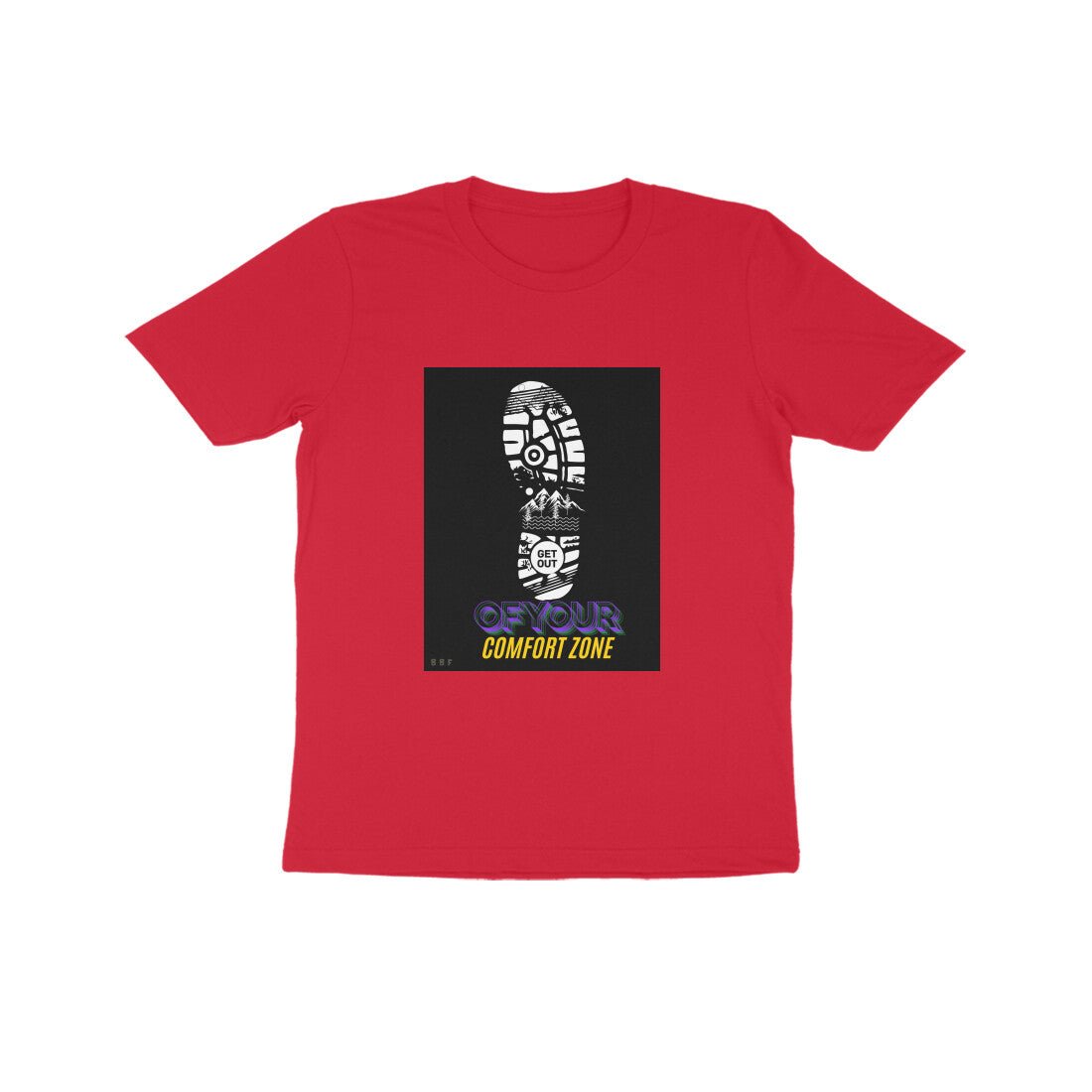 Step Out- Kids round neck short sleeves cotton T-shirt (7-14 years)
