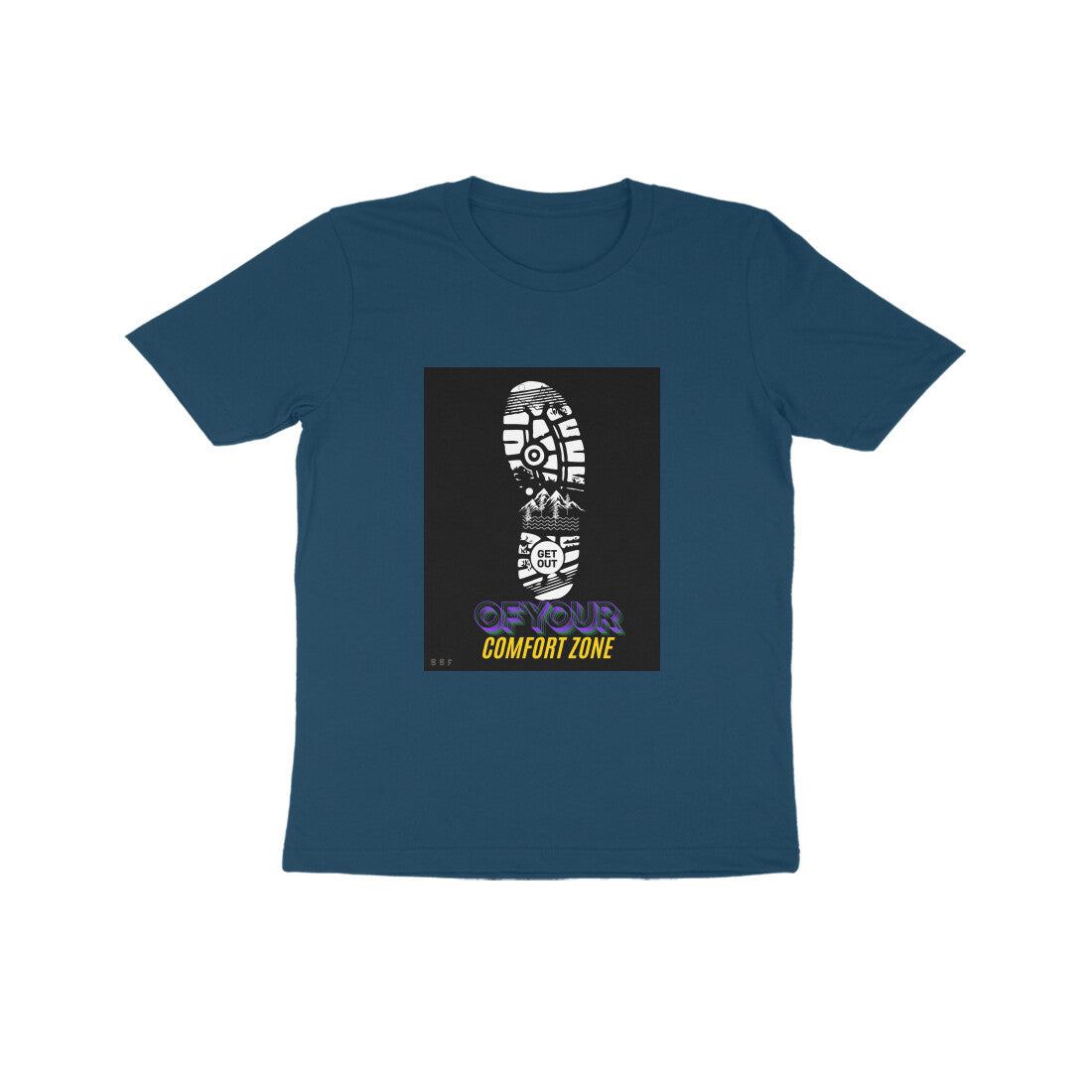 Step Out- Kids round neck short sleeves cotton T-shirt (7-14 years)