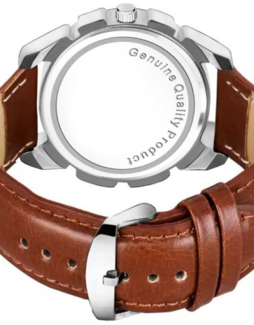 HRV Blue Sports Design Leather Belt Analog Watch