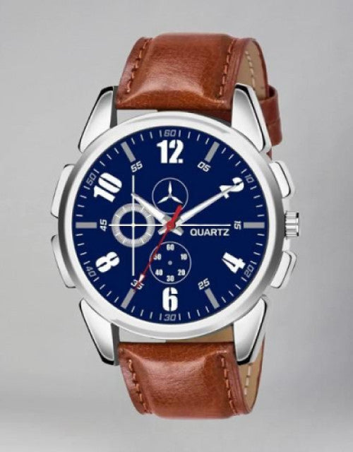 HRV Blue Sports Design Leather Belt Analog Watch
