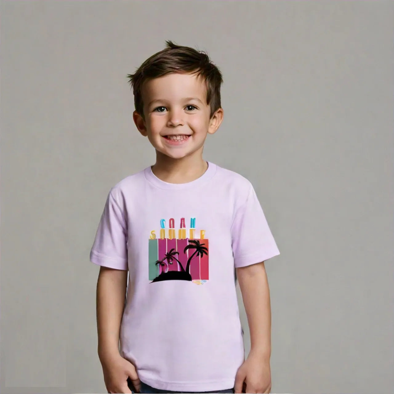 Goan Summer- Round neck short sleeves T-shirt Boys
