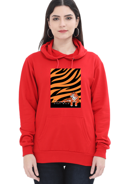 Stay Wild- Women premium hooded sweatshirts