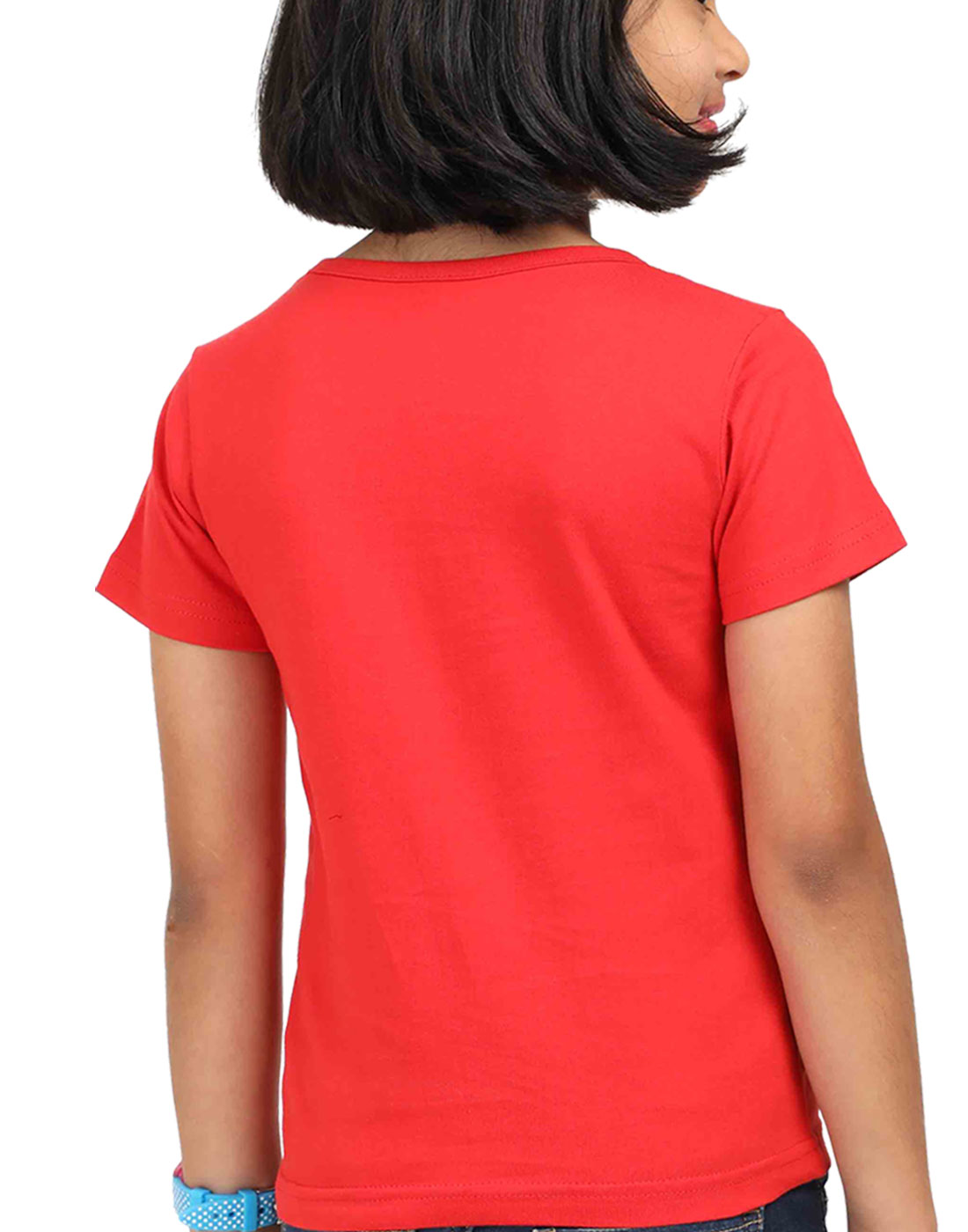 Girls round neck short sleeves T-shirt - 5 to 13 years
