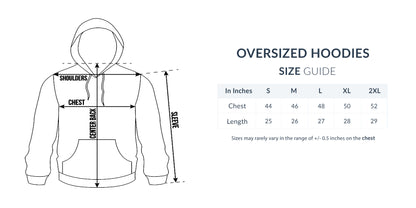 Legendary- Mens oversized Hoodies