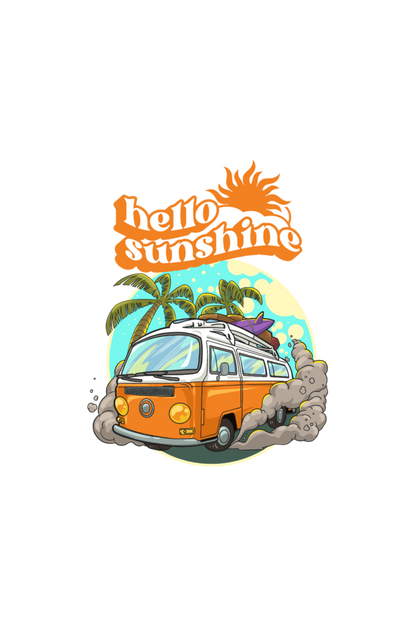Hello Sunshine-  Boys round neck short sleeves T-shirt 5-13 Years