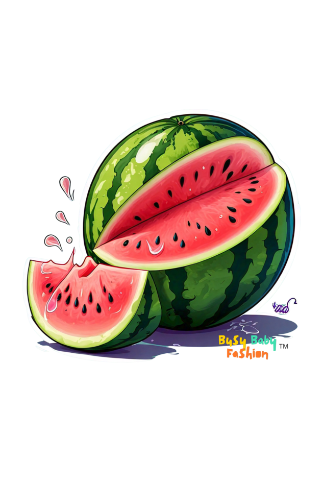 Watermelon- Boys round neck short sleeves T-shirt 5-13 years
