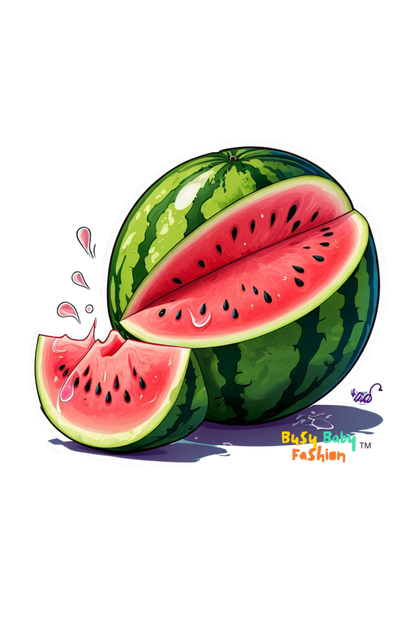 Watermelon- Boys round neck short sleeves T-shirt 5-13 years
