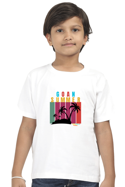 Goan Summer- Round neck short sleeves T-shirt Boys