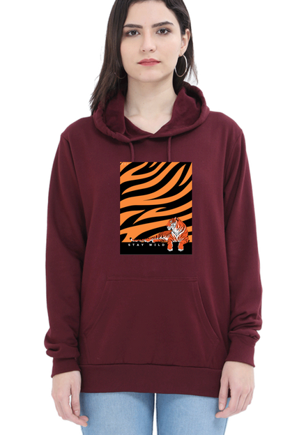 Stay Wild- Women premium hooded sweatshirts