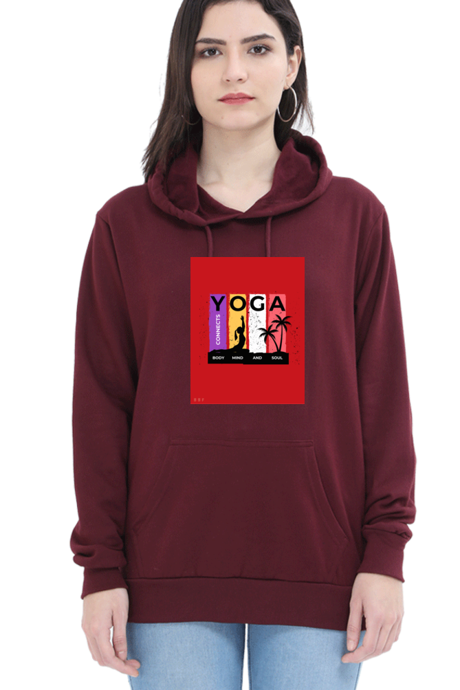 Yoga-Women premium hooded sweatshirts