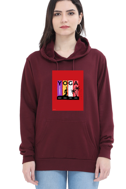 Yoga-Women premium hooded sweatshirts