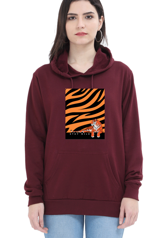 Stay Wild- Women premium hooded sweatshirts