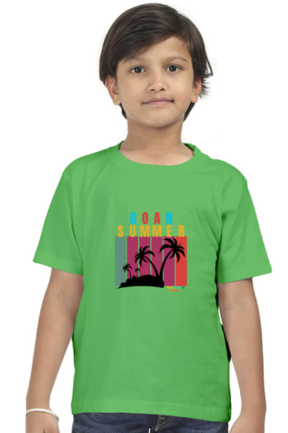 Goan Summer- Round neck short sleeves T-shirt Boys