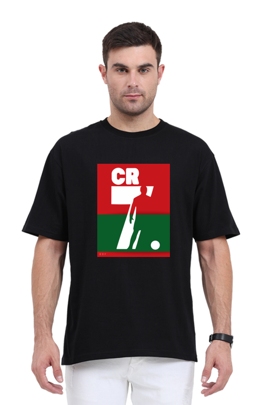 CR-7 Cotton Short Sleeves round neck Oversized T-Shirt