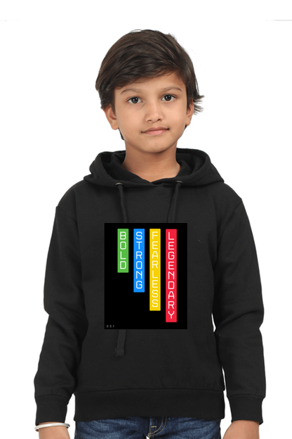 Legendary -Kids Printed Hooded Sweatshirt