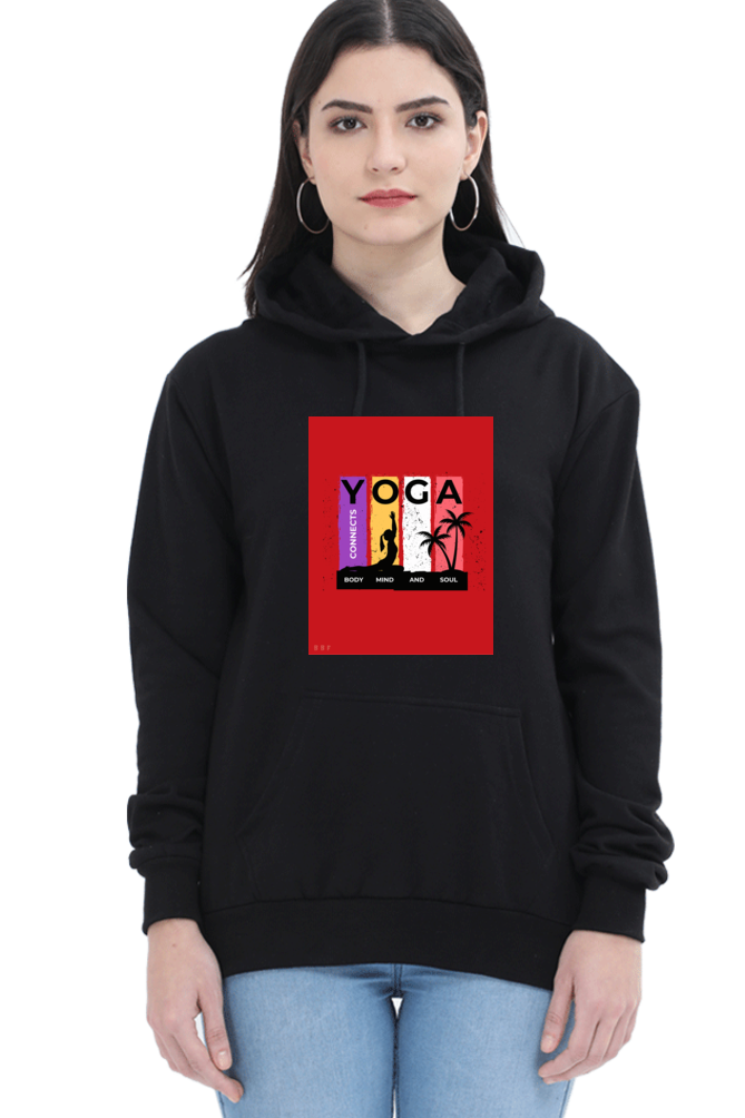 Yoga-Women premium hooded sweatshirts