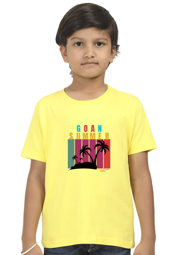 Goan Summer- Round neck short sleeves T-shirt Boys