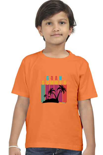 Goan Summer- Round neck short sleeves T-shirt Boys
