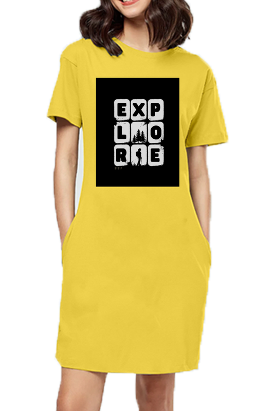 Explore- Girls T-shirt dress