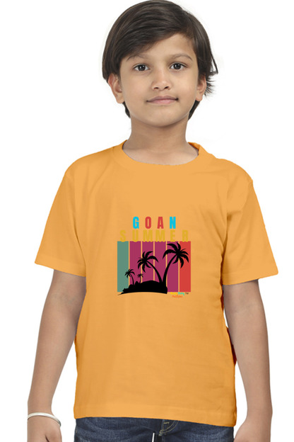 Goan Summer- Round neck short sleeves T-shirt Boys