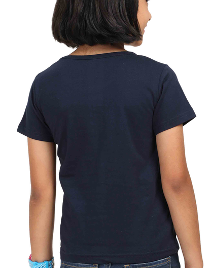 Girls round neck short sleeves T-shirt - 5 to 13 years