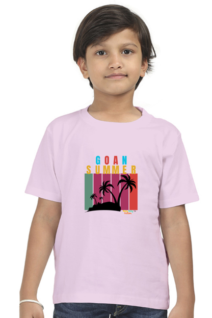 Goan Summer- Round neck short sleeves T-shirt Boys