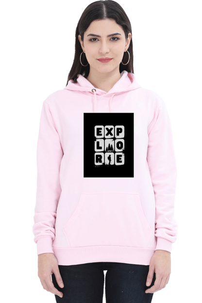 Explore- Women premium hooded sweatshirts