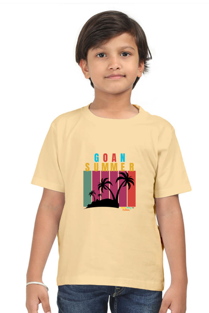 Goan Summer- Round neck short sleeves T-shirt Boys