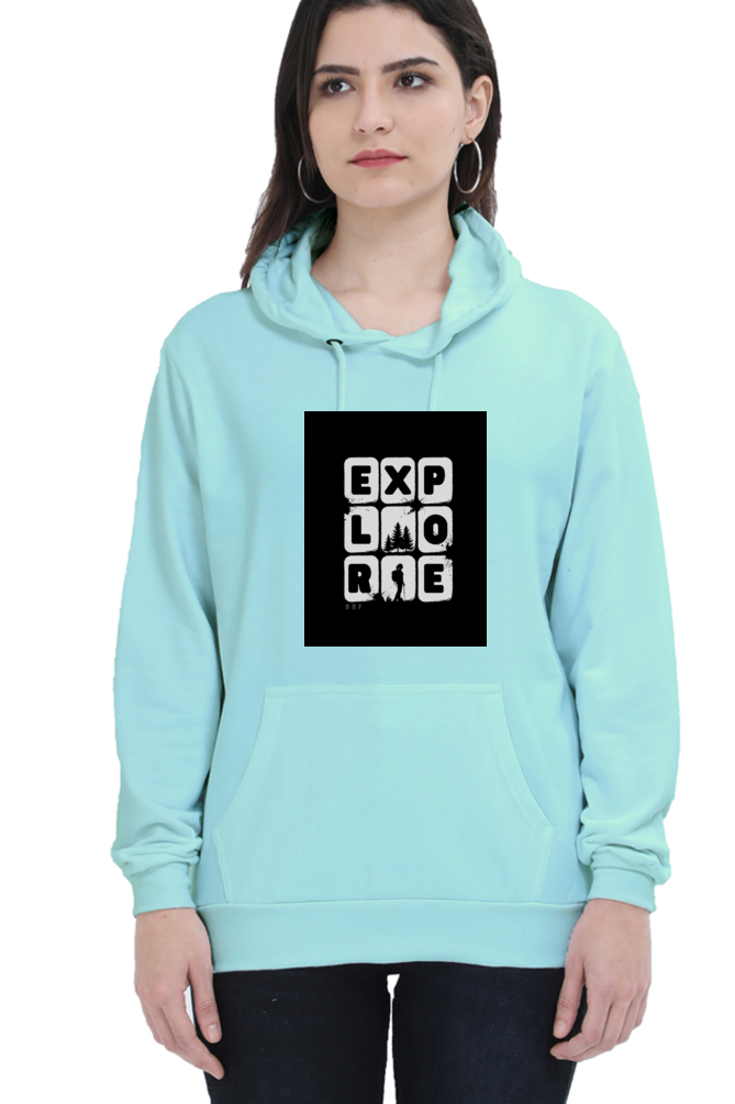 Explore- Women premium hooded sweatshirts