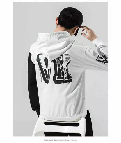 Men's Fleece Colourblocked Full Sleeves Men's Hoodies