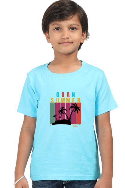 Goan Summer- Round neck short sleeves T-shirt Boys