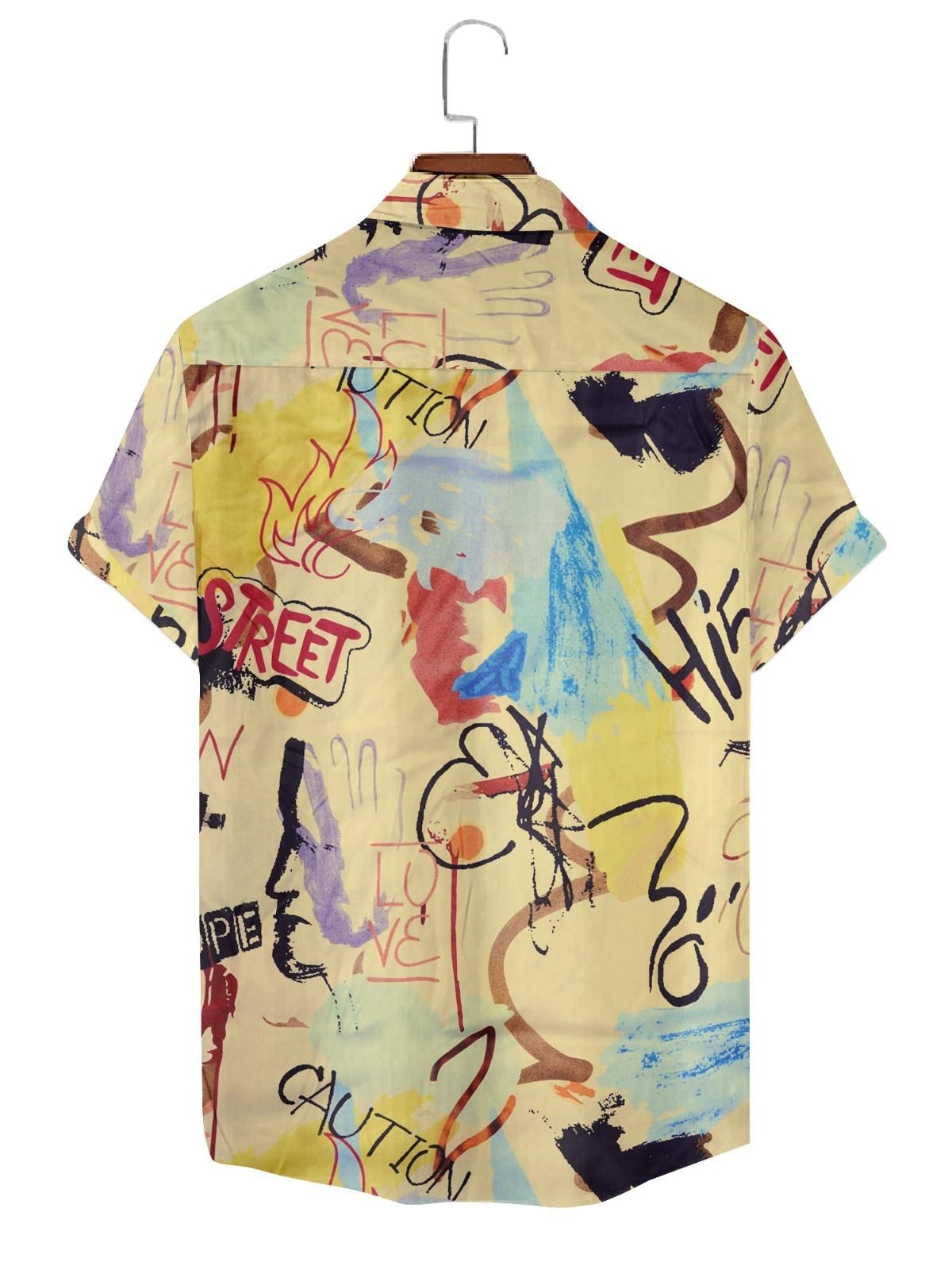Men's Rayon Printed Half Sleeves Regular Fit Casual Shirt