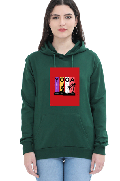Yoga-Women premium hooded sweatshirts