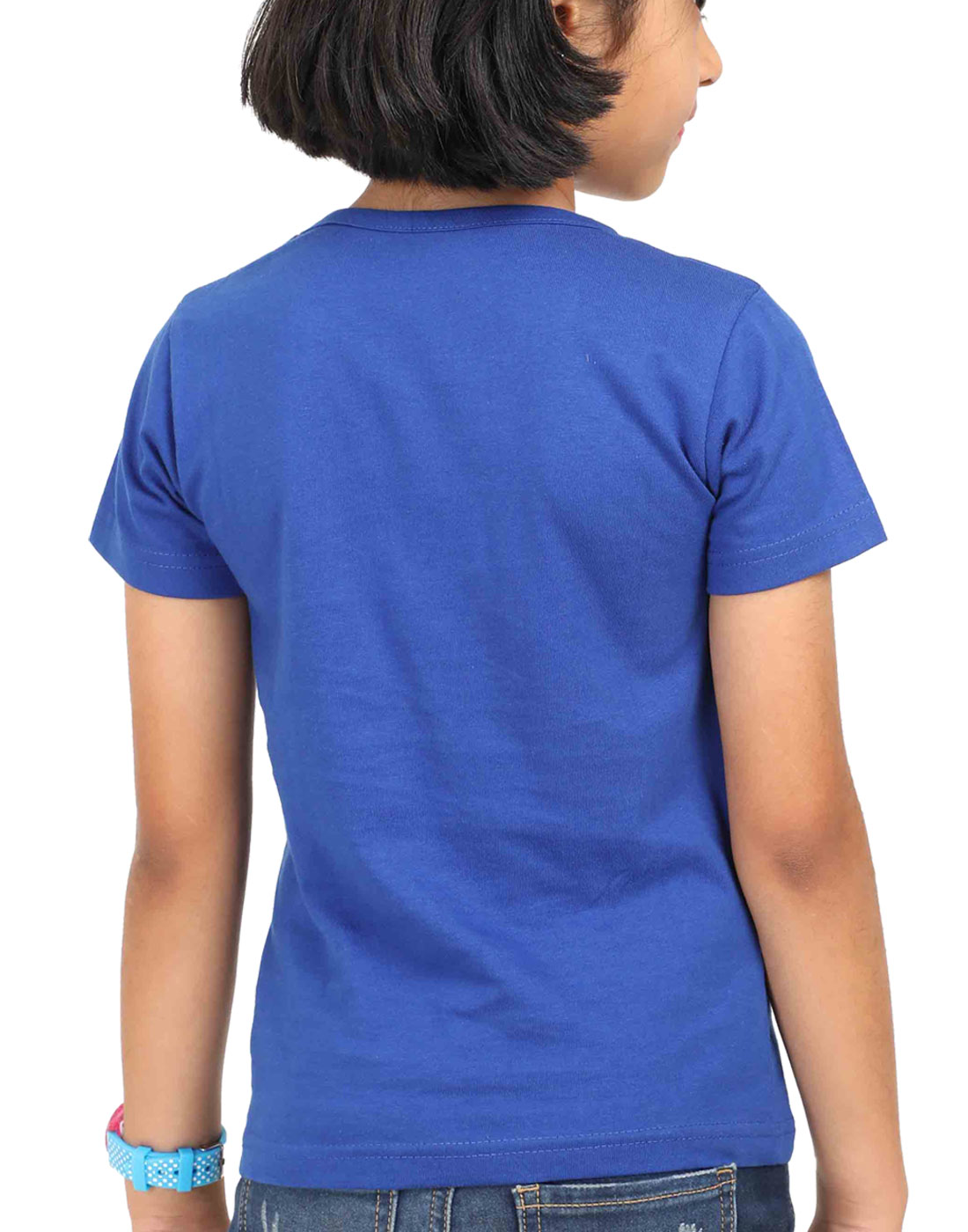Girls round neck short sleeves T-shirt - 5 to 13 years