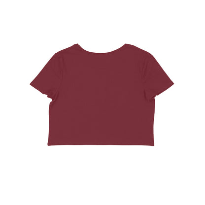 On the beach Girls cotton crop top