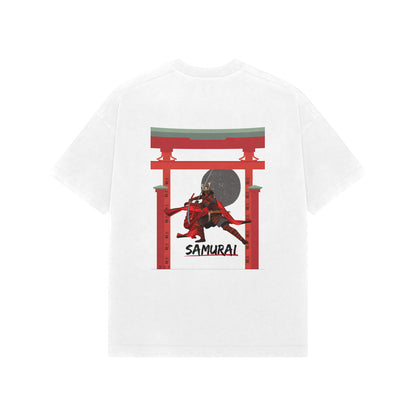 Samurai- Mens Premium Overized T-shirt back print