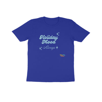 Holiday Mood - Round neck short sleeves T-shirt 7-14 Yr