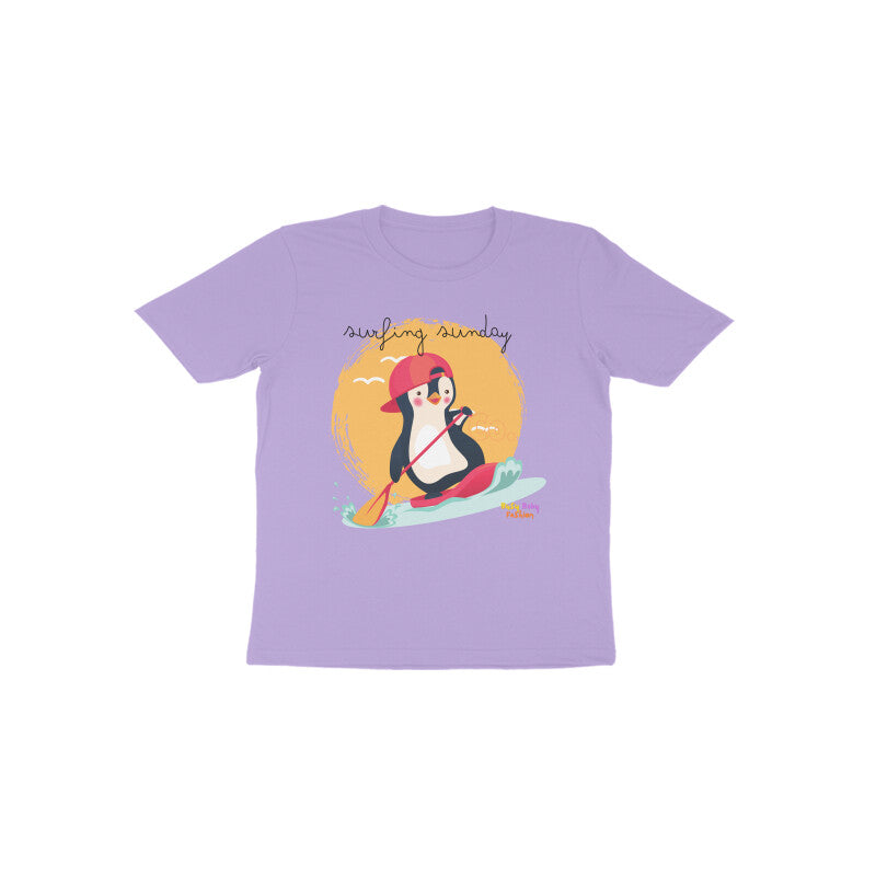 Sunday Surfing- Round neck short sleeves T-shirt - Unisex 1-6 yr