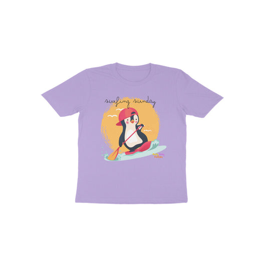 Sunday Surfing- Round neck short sleeves T-shirt - Unisex 1-6 yr