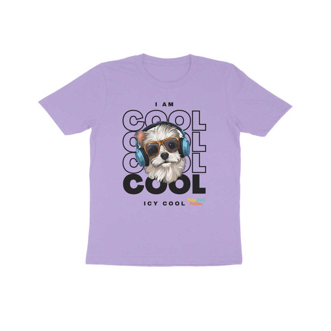 Icy cool Doggo- Round neck short sleeves T-shirt 7 -14 yr