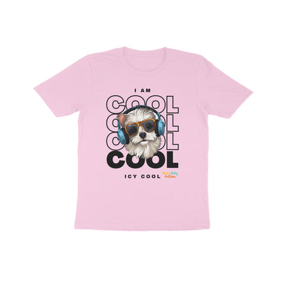 Icy cool Doggo- Round neck short sleeves T-shirt 7 -14 yr