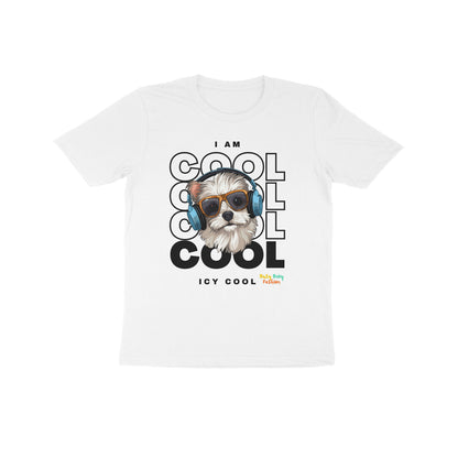 Icy cool Doggo- Round neck short sleeves T-shirt 7 -14 yr