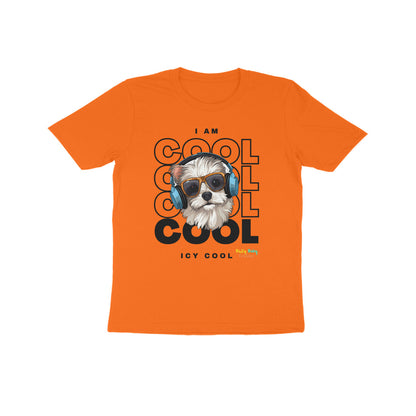 Icy cool Doggo- Round neck short sleeves T-shirt 7 -14 yr