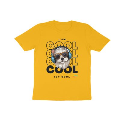 Icy cool Doggo- Round neck short sleeves T-shirt 7 -14 yr
